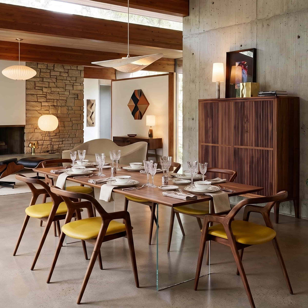 Walnut Wood Dining Table SOSPESO by Dale Italia