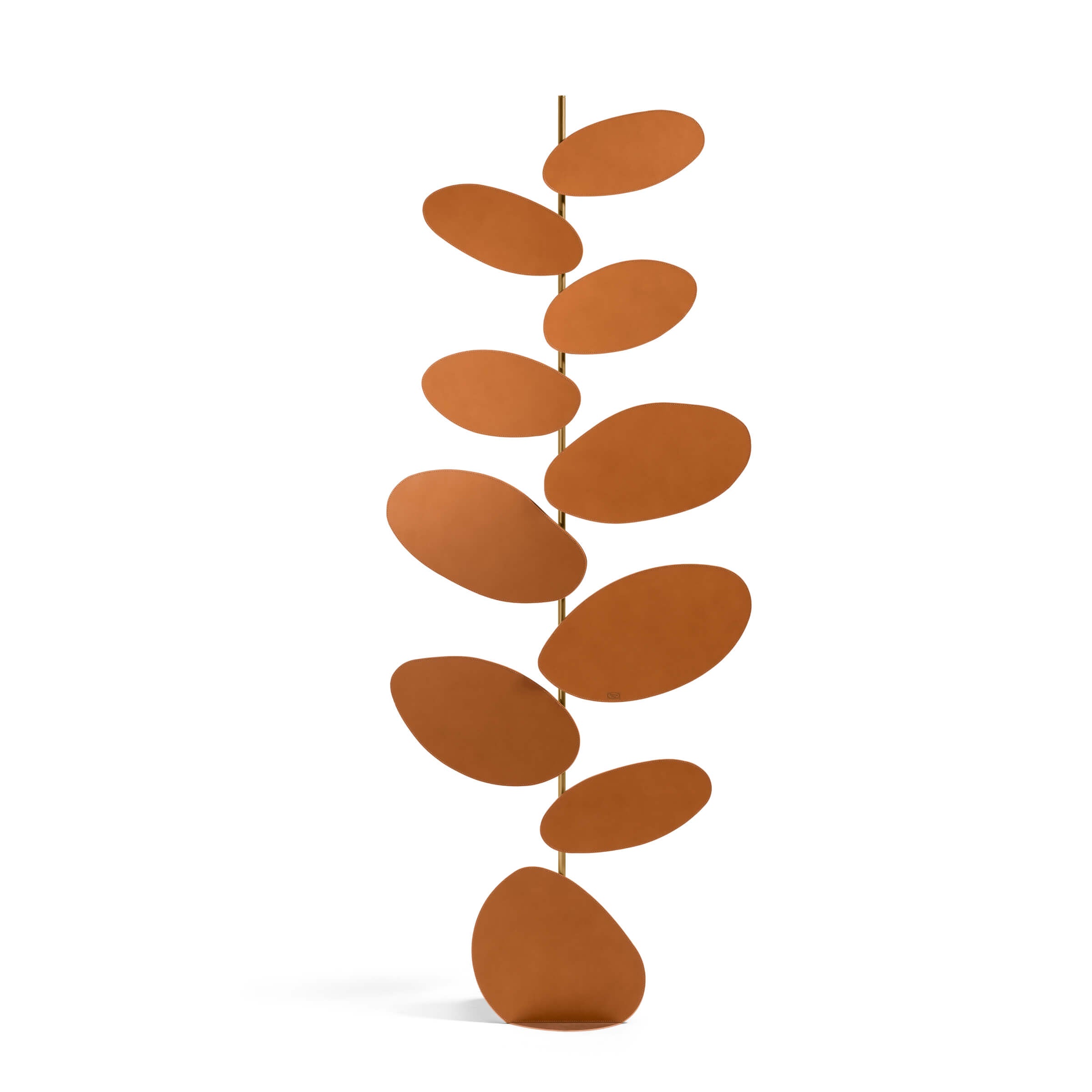 Brass Floor Lamp FOLIAGE by Six n' Five for Poltrona Frau. Shop on