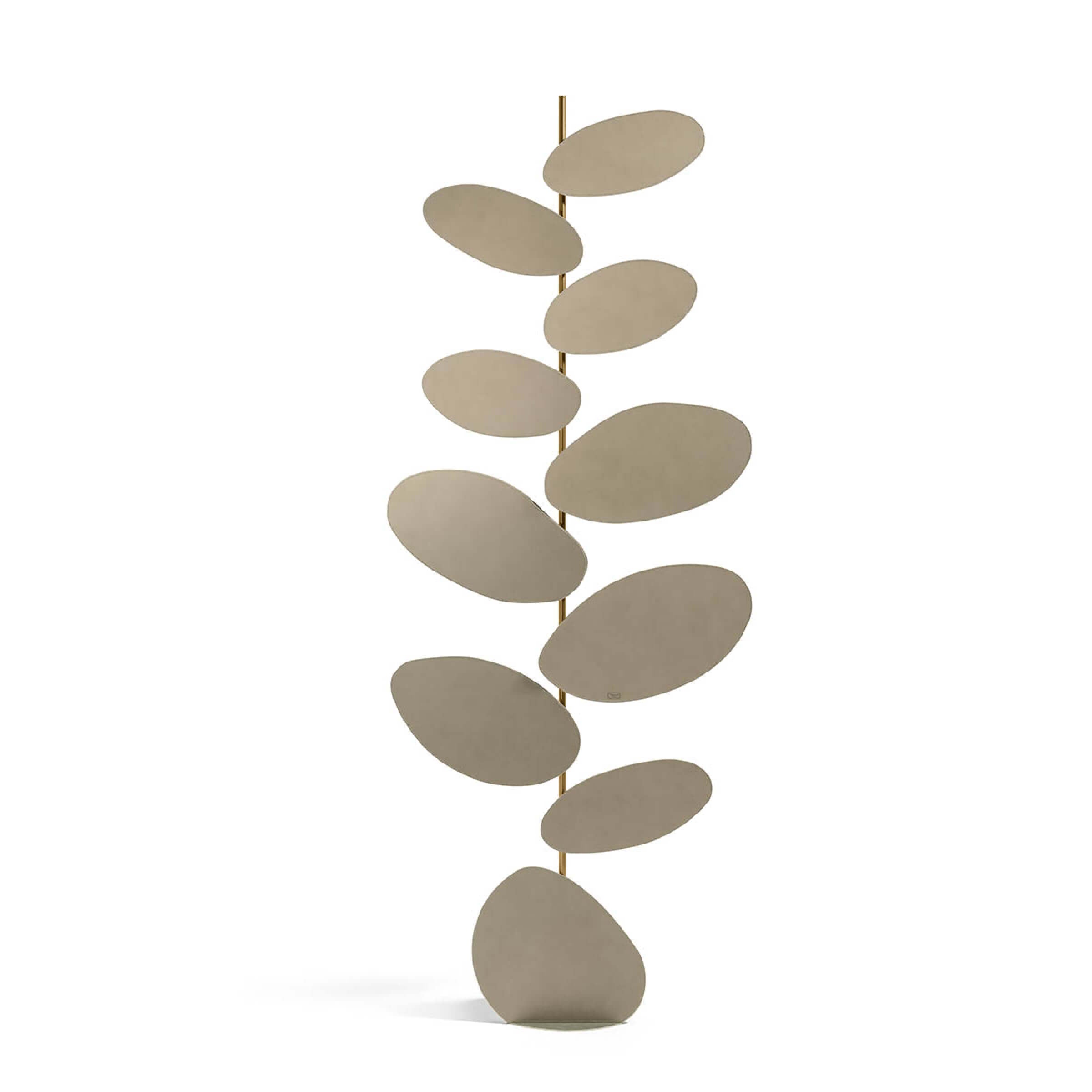 Brass Floor Lamp FOLIAGE by Six n' Five for Poltrona Frau. Shop on