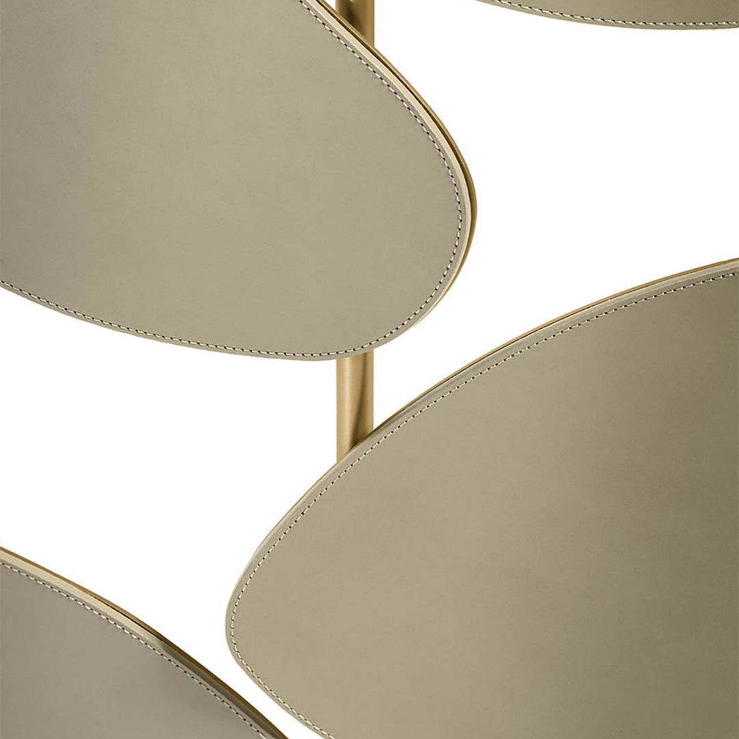 Lampadaire en laiton FOLIAGE par Six N. Five pour Poltrona Frau