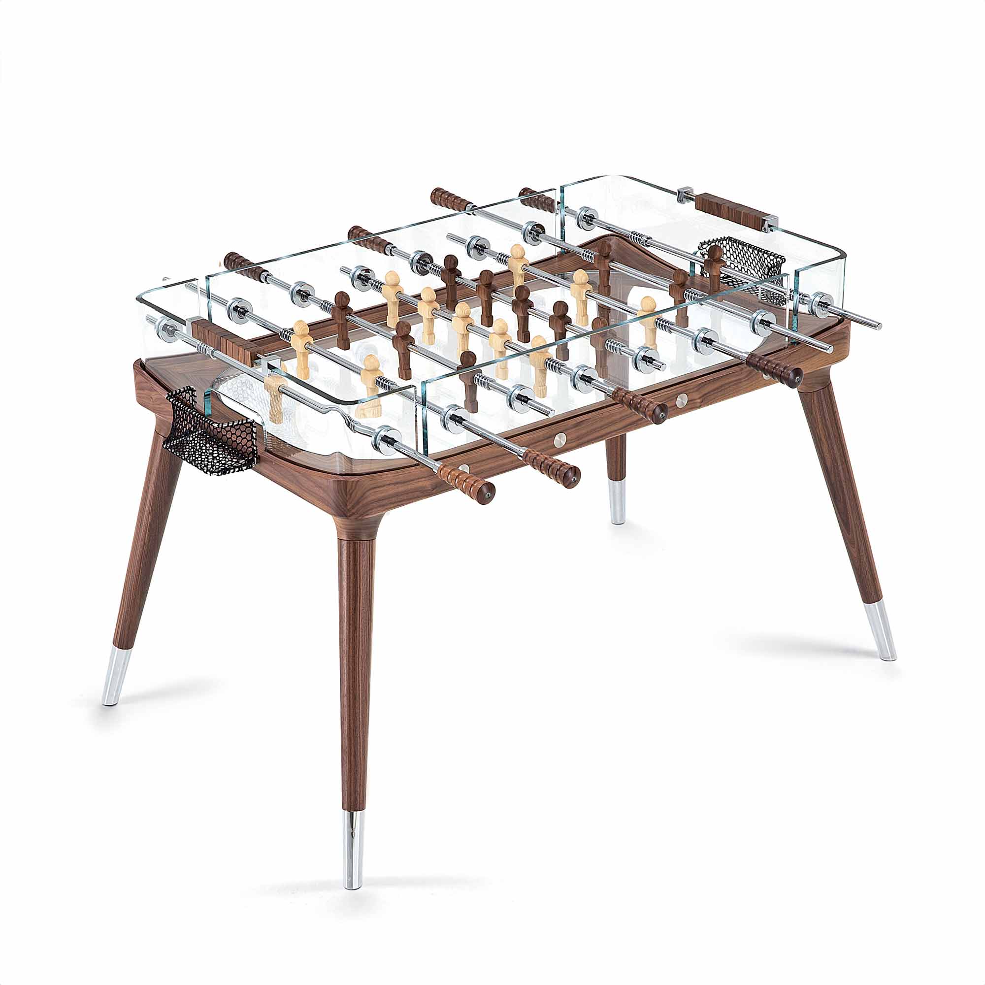 Wood Foosball Table 90°MINUTO CLASSIC by Adriano Design for