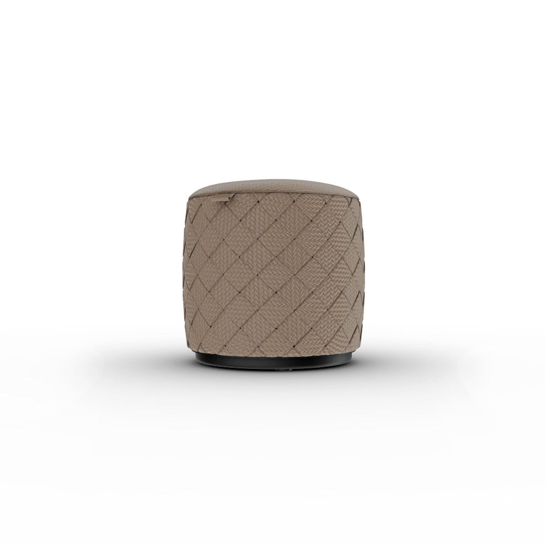 Leather Ottoman GRANT by Tristan Auer for Poltrona Frau 2