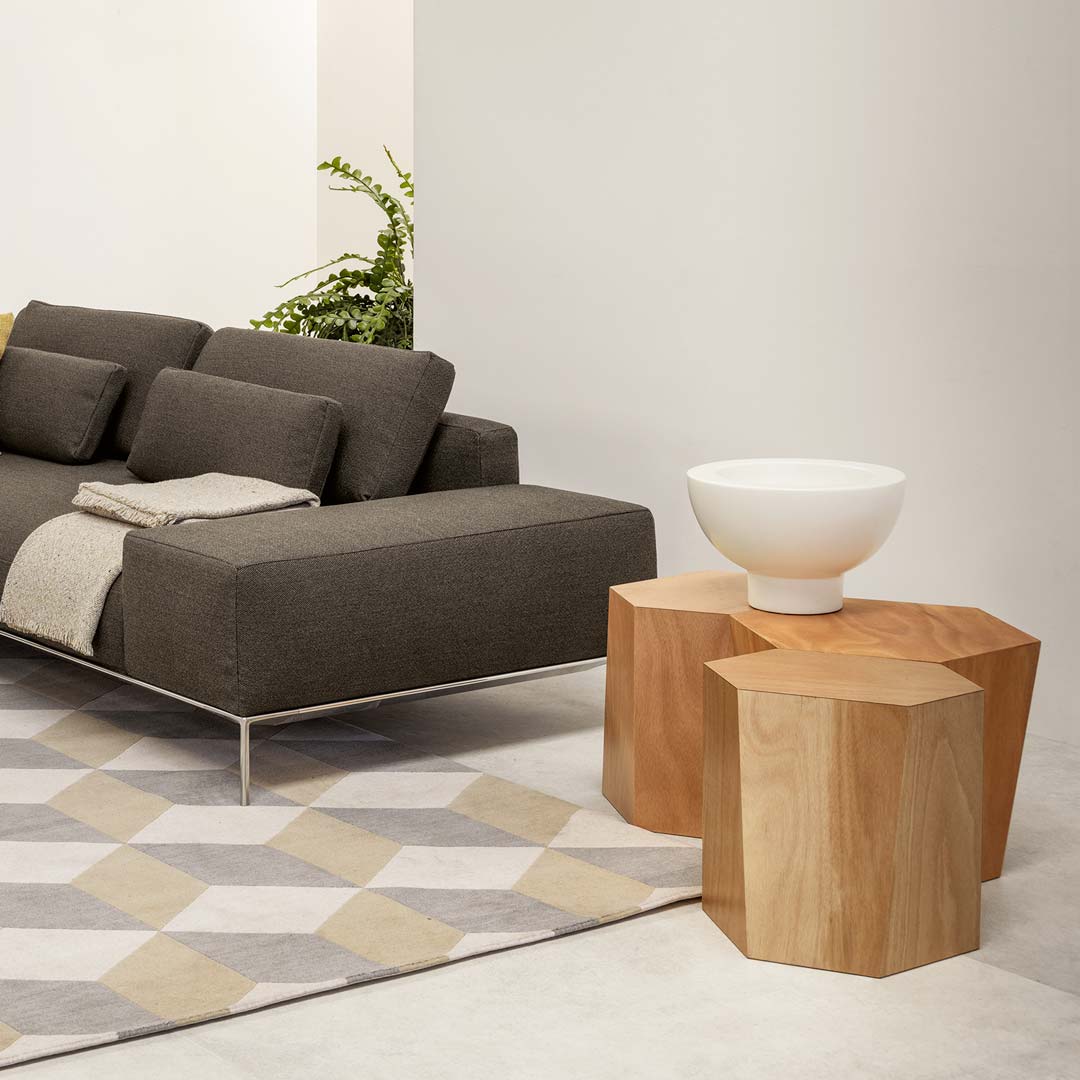 Outdoor Side Table HEXAGON by Steven Holl for Horm. Shop on Design