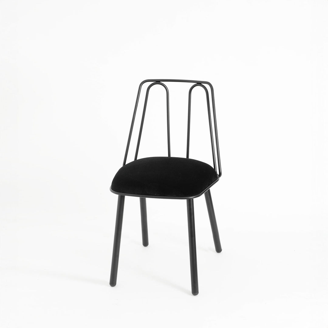 Steel Upholstered Chair CERTOSINA PIPE by Enrico Girotti for LapiegaWD