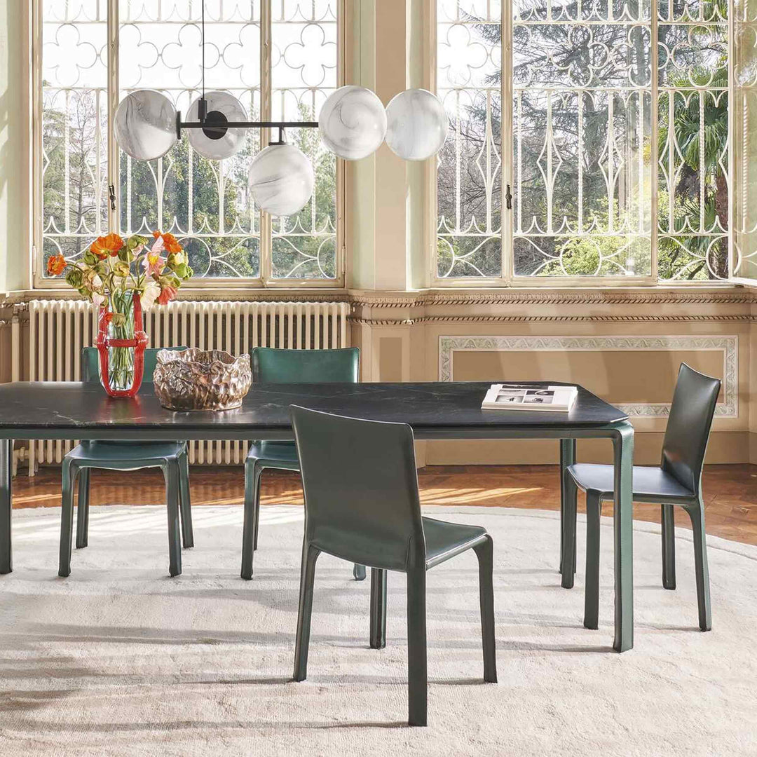 CAB 412 leather chair by Mario Bellini for Cassina, iconic Italian designer chair