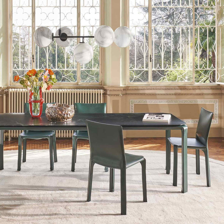 CAB 412 leather chair by Mario Bellini for Cassina, iconic Italian designer chair