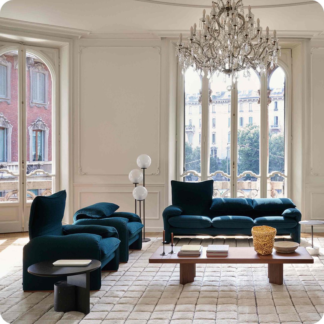 Armchair MARALUNGA, designed by Vico Magistretti for Cassina