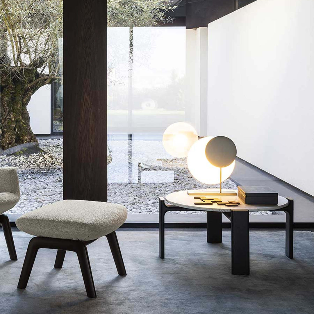 Lámpara de mesa de latón MOONBEAM de Six N. Five para Poltrona Frau