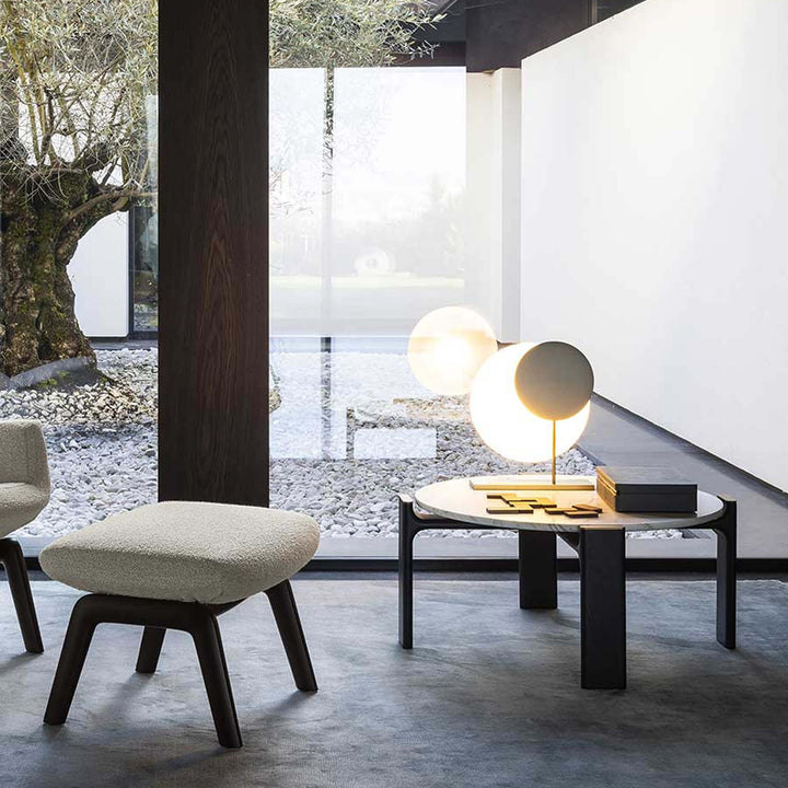 Lámpara de mesa de latón MOONBEAM de Six N. Five para Poltrona Frau