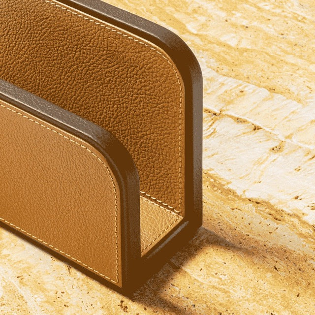 Leather Envelope Holder OFFICE COLLECTION by Giobagnara for Poltrona Frau 5