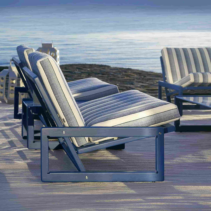 Iroko-Holz Outdoor-Sessel CARLOTTA, entworfen von Afra & Tobia Scarpa für Cassina