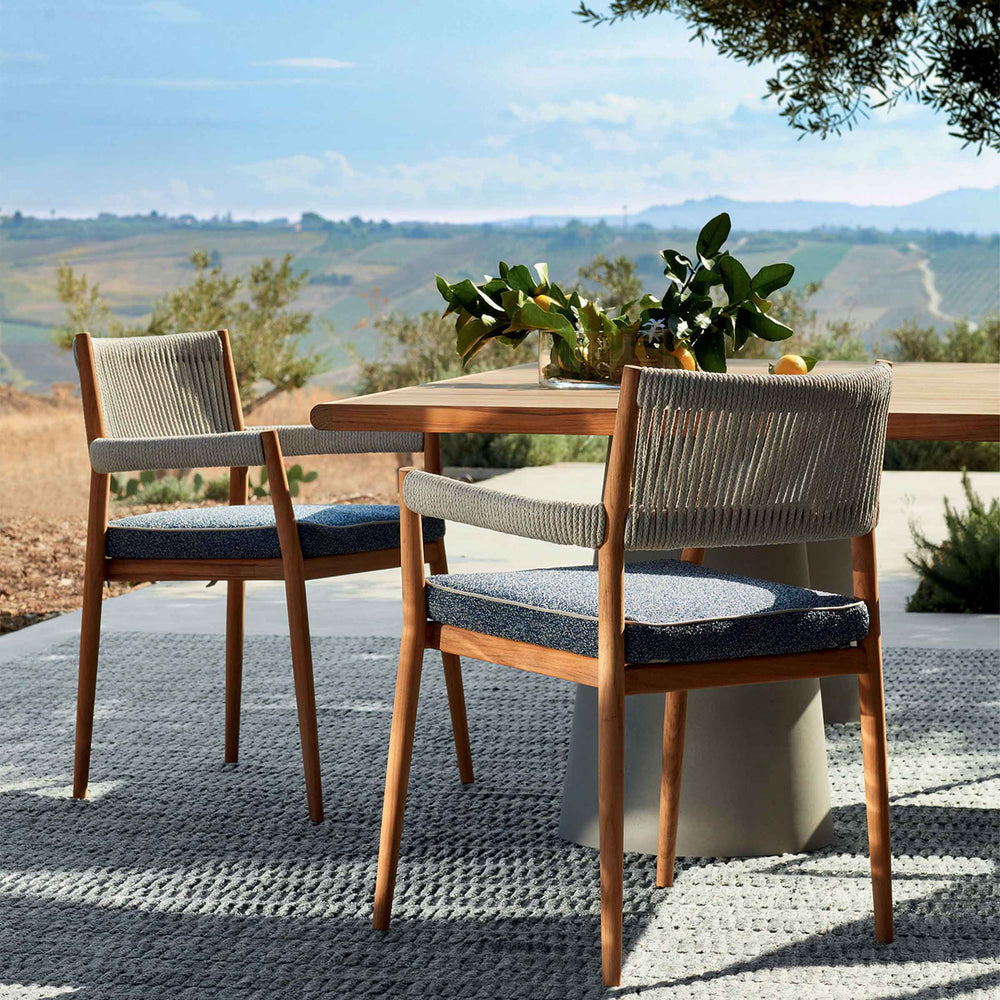 Dine Out outdoor table by Rodolfo Dordoni for Cassina, contemporary designer outdoor dining table