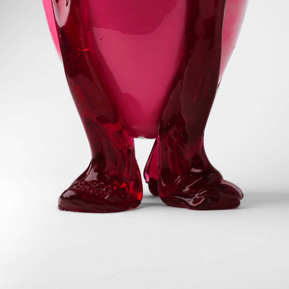 Resin Vase CLEAR M Fuchsia by Gaetano Pesce for Fish Design 02