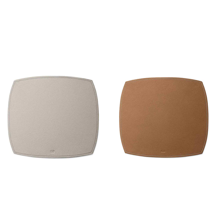 Leren placemats CHICWARE COLLECTION Set van 6 van Poltrona Frau Style & Design Centre