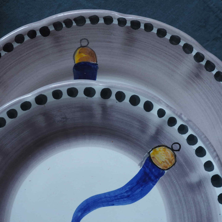 Assiette à fruits en céramique VIETRI - FORTUNA par Germana Scapellato pour Wtfb