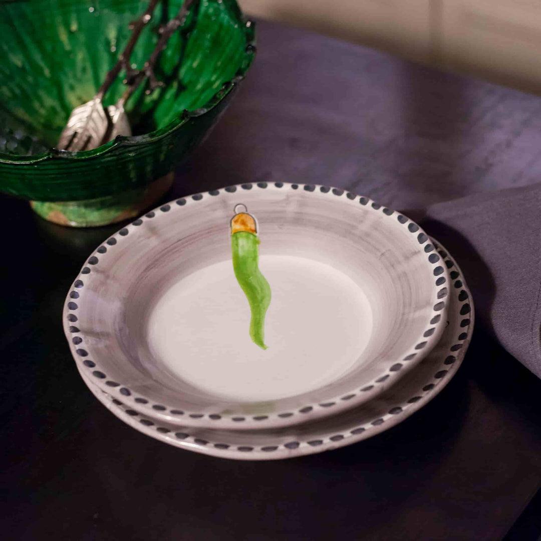 Assiette à fruits en céramique VIETRI - FORTUNA par Germana Scapellato pour Wtfb