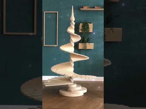 Sustainable Wood Christmas Tree ARBOR 180 cm by Inventoom