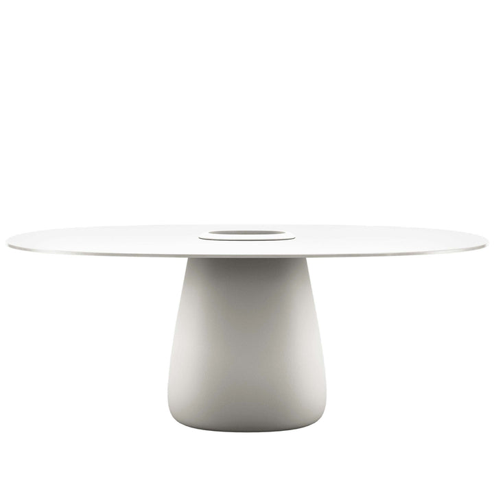 Oval Dining Table COBBLE BUCKET by Elisa Giovannoni for Qeeboo 39