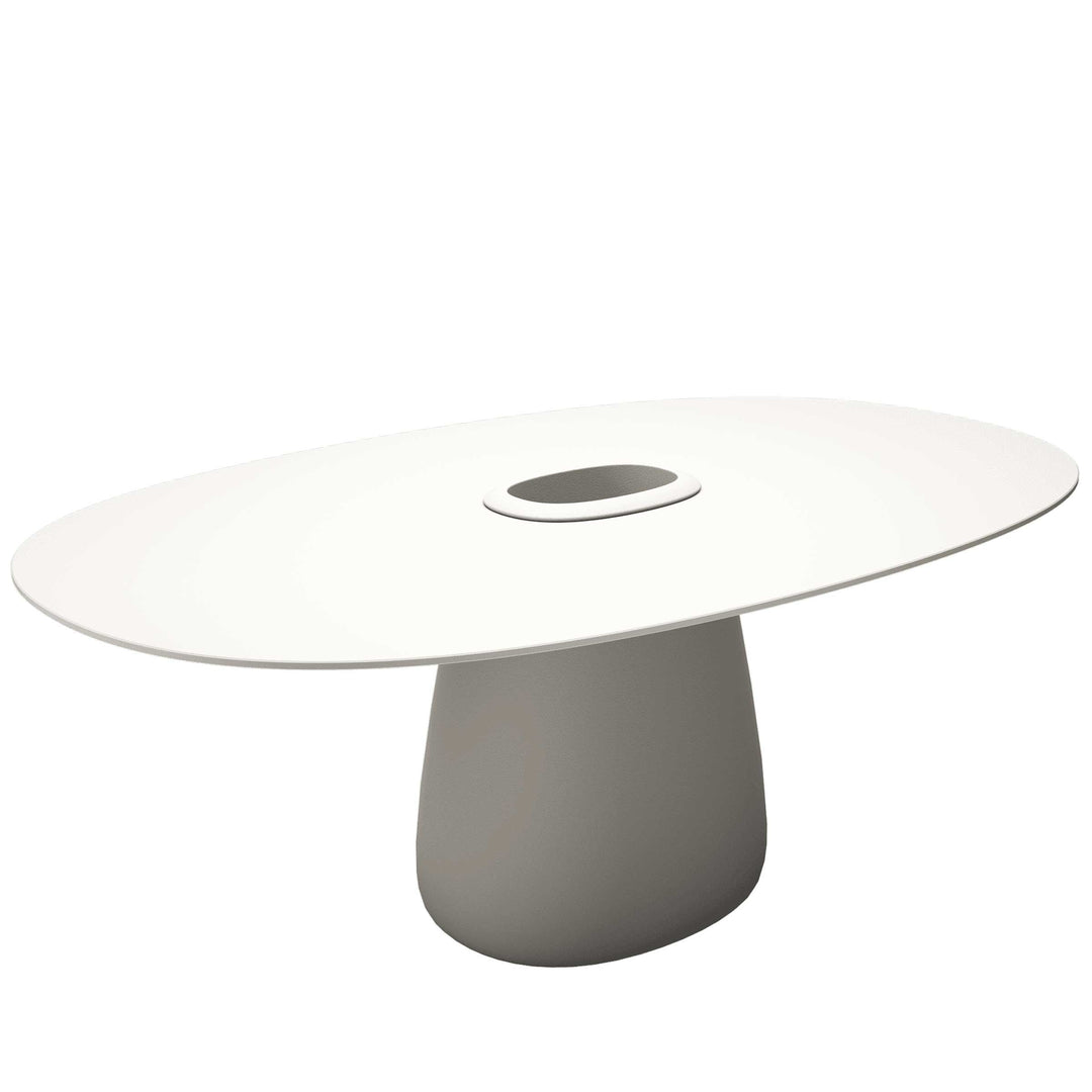 Oval Dining Table COBBLE BUCKET by Elisa Giovannoni for Qeeboo 37