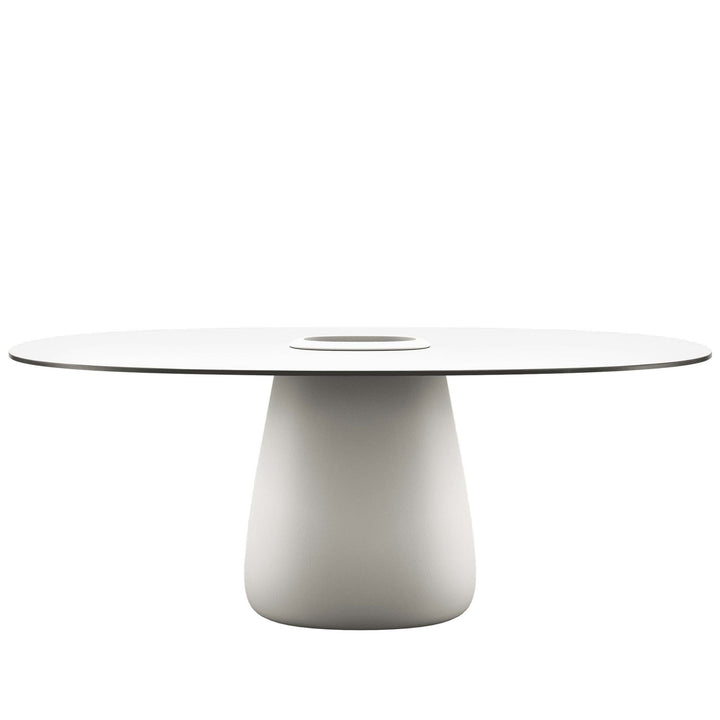 Oval Dining Table COBBLE BUCKET by Elisa Giovannoni for Qeeboo 06