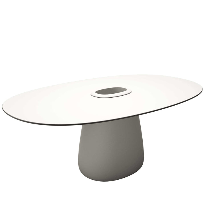 Oval Dining Table COBBLE BUCKET by Elisa Giovannoni for Qeeboo 05