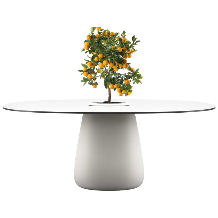 Oval Dining Table COBBLE BUCKET by Elisa Giovannoni for Qeeboo 07