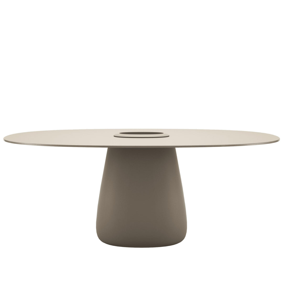 Oval Dining Table COBBLE BUCKET by Elisa Giovannoni for Qeeboo 14