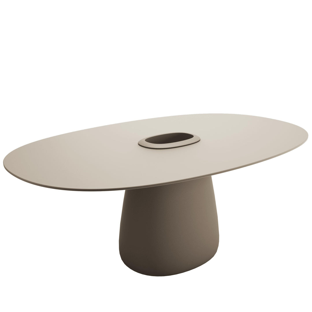 Oval Dining Table COBBLE BUCKET by Elisa Giovannoni for Qeeboo 13