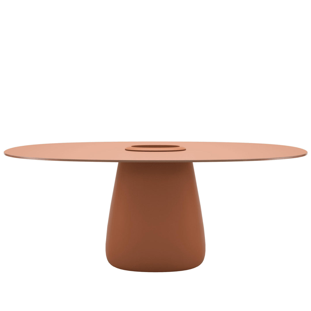 Oval Dining Table COBBLE BUCKET by Elisa Giovannoni for Qeeboo 29