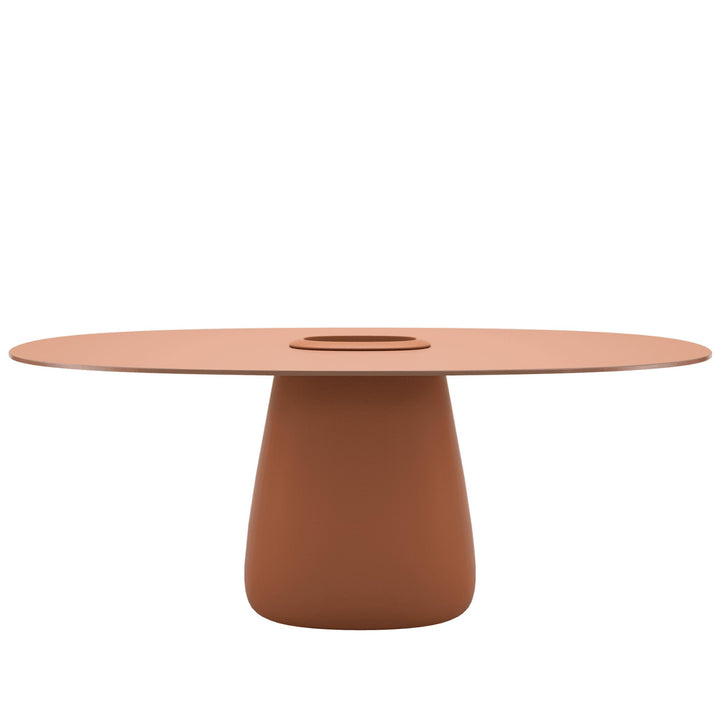 Oval Dining Table COBBLE BUCKET by Elisa Giovannoni for Qeeboo 29