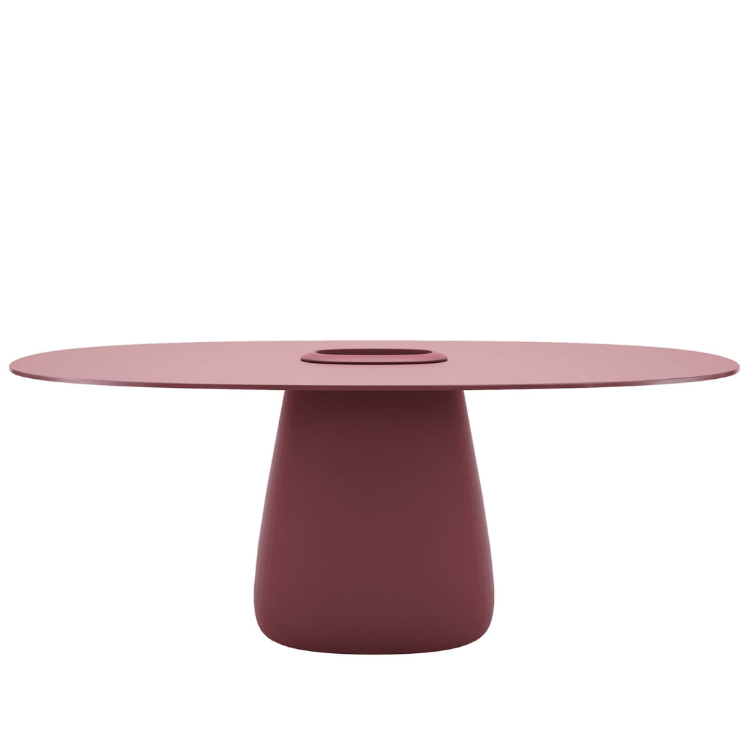 Oval Dining Table COBBLE BUCKET by Elisa Giovannoni for Qeeboo 21