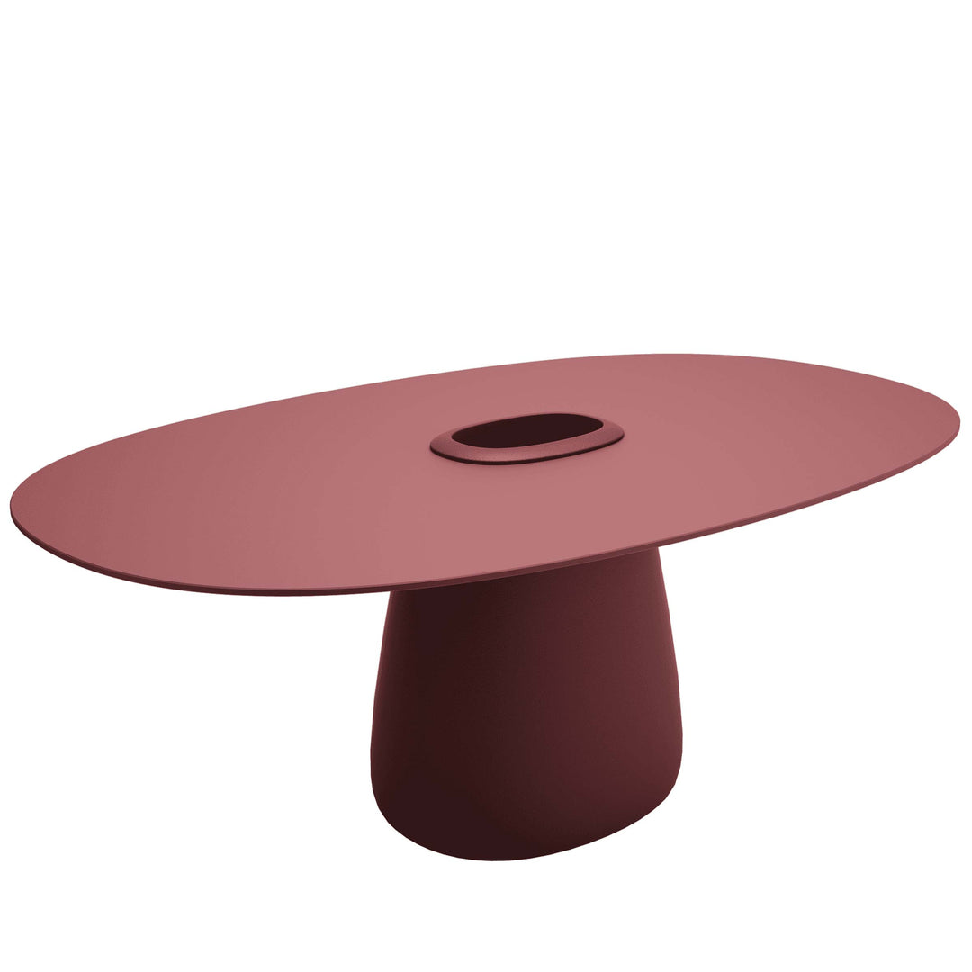 Oval Dining Table COBBLE BUCKET by Elisa Giovannoni for Qeeboo 22