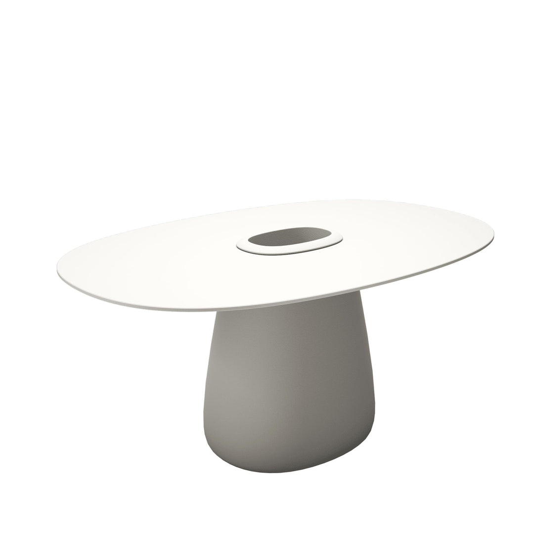 Oval Dining Table COBBLE BUCKET by Elisa Giovannoni for Qeeboo 34
