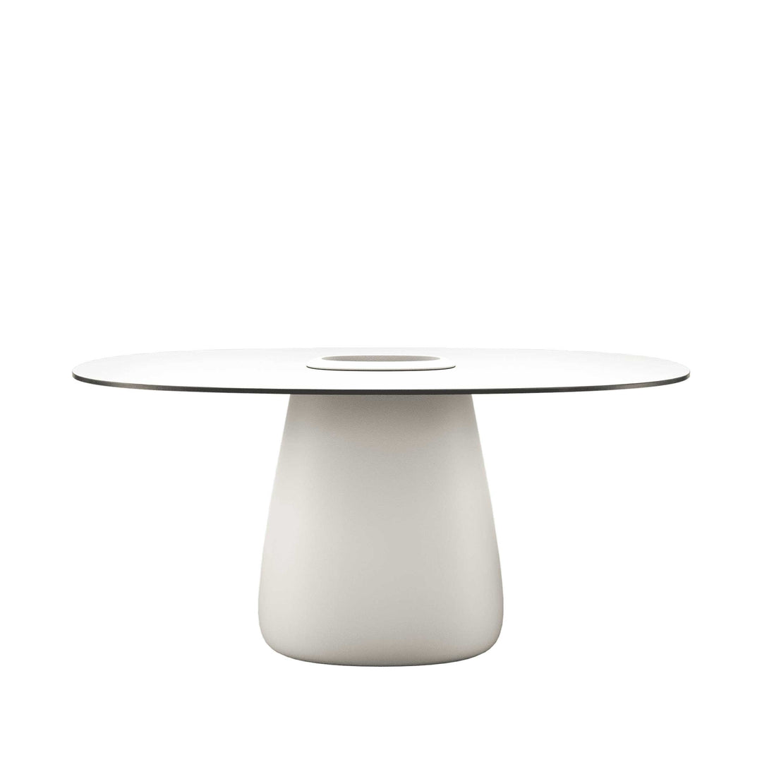 Oval Dining Table COBBLE BUCKET by Elisa Giovannoni for Qeeboo 01