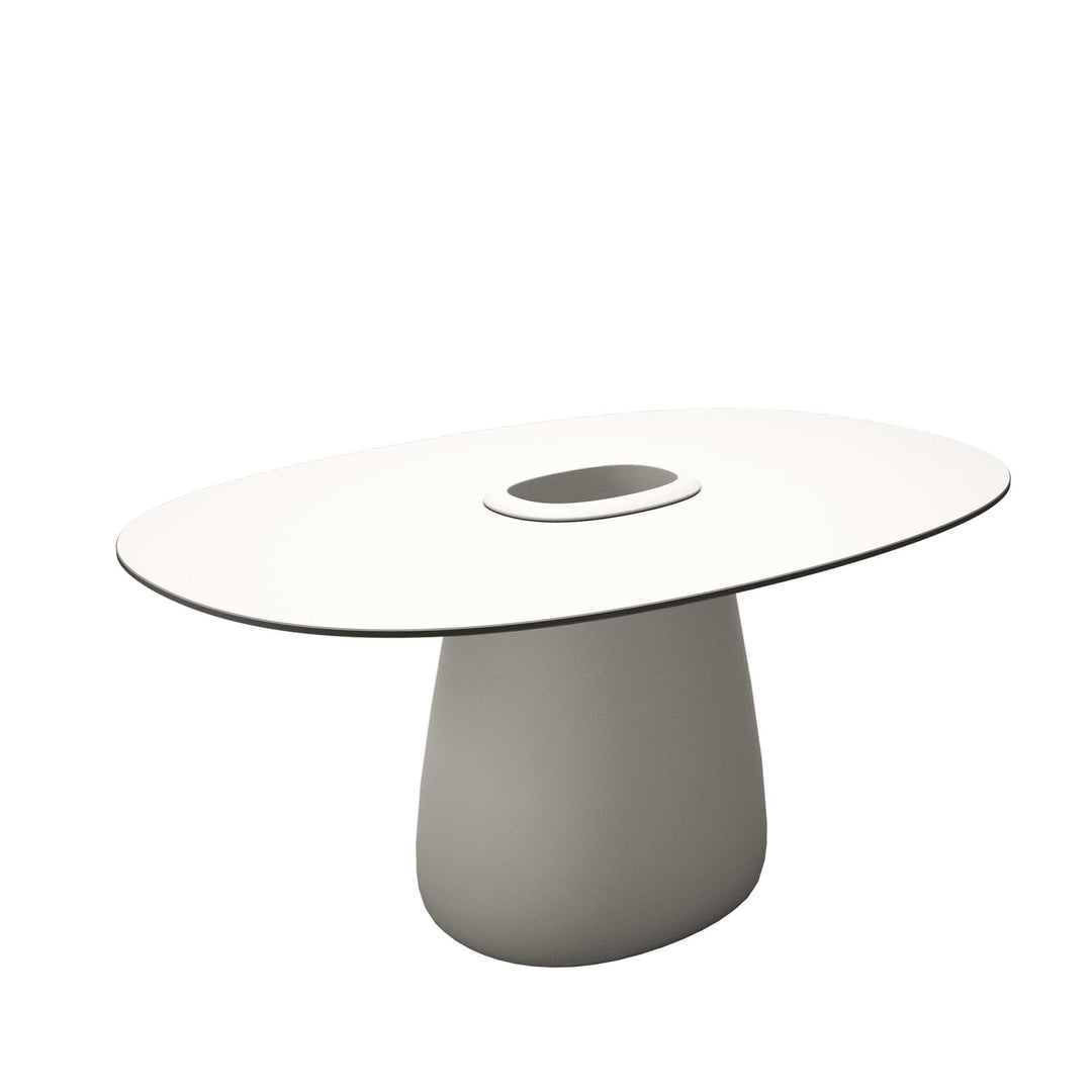 Oval Dining Table COBBLE BUCKET by Elisa Giovannoni for Qeeboo 03