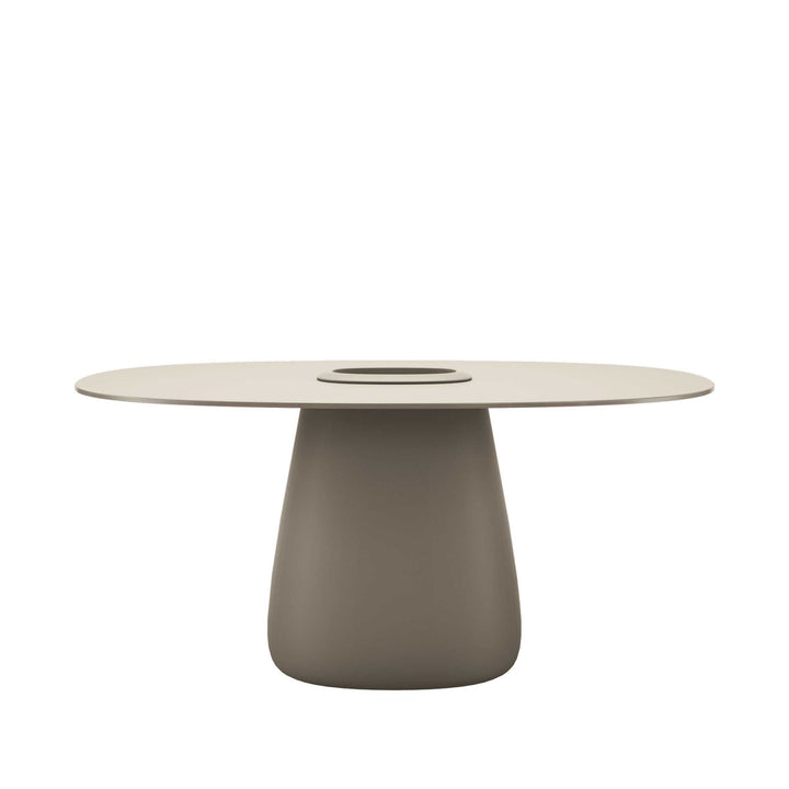 Oval Dining Table COBBLE BUCKET by Elisa Giovannoni for Qeeboo 09