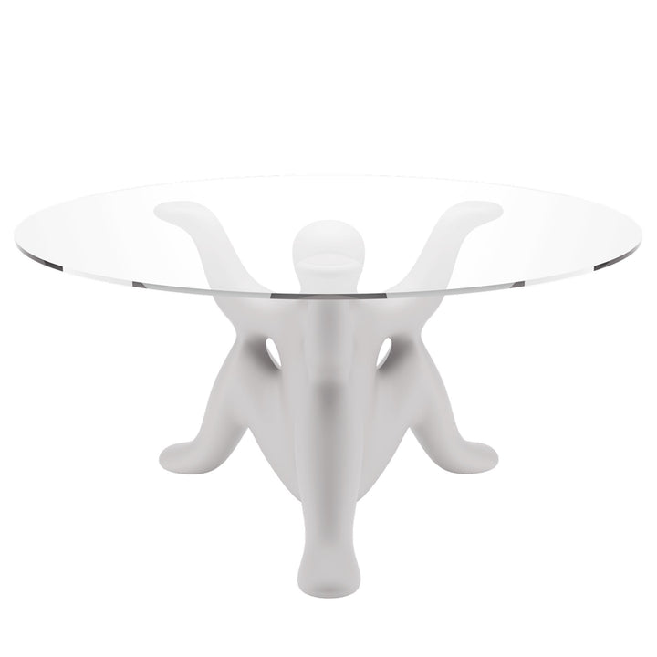 Round Dining Table HELPYOURSELF TABLE by Philippe Starck for Qeeboo 10