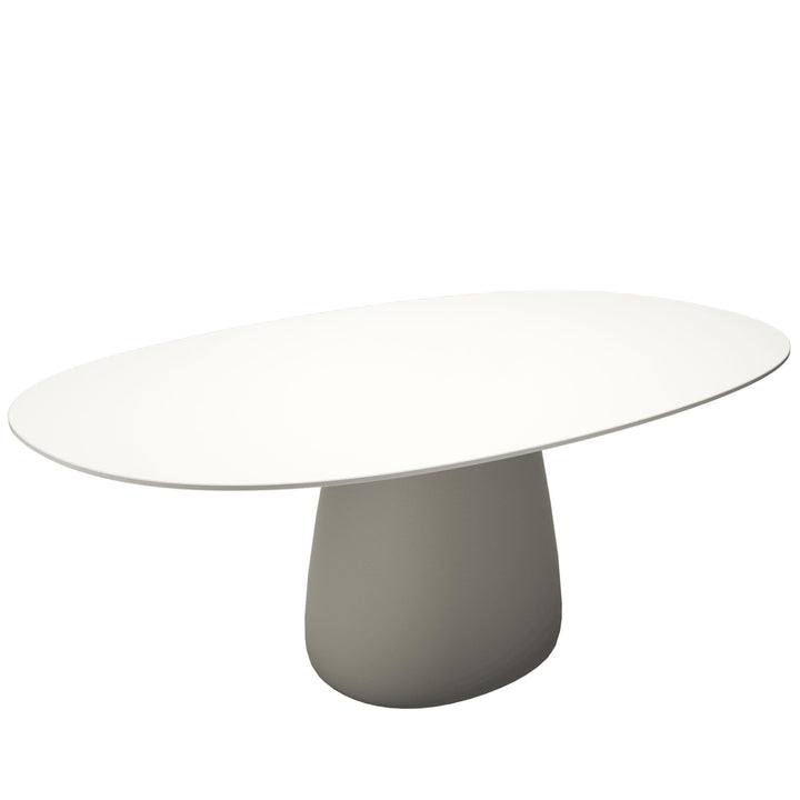 Oval Dining Table COBBLE by Elisa Giovannoni for Qeeboo 44