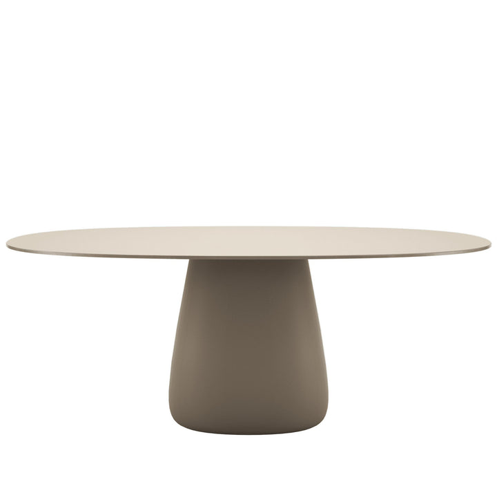 Oval Dining Table COBBLE by Elisa Giovannoni for Qeeboo 16