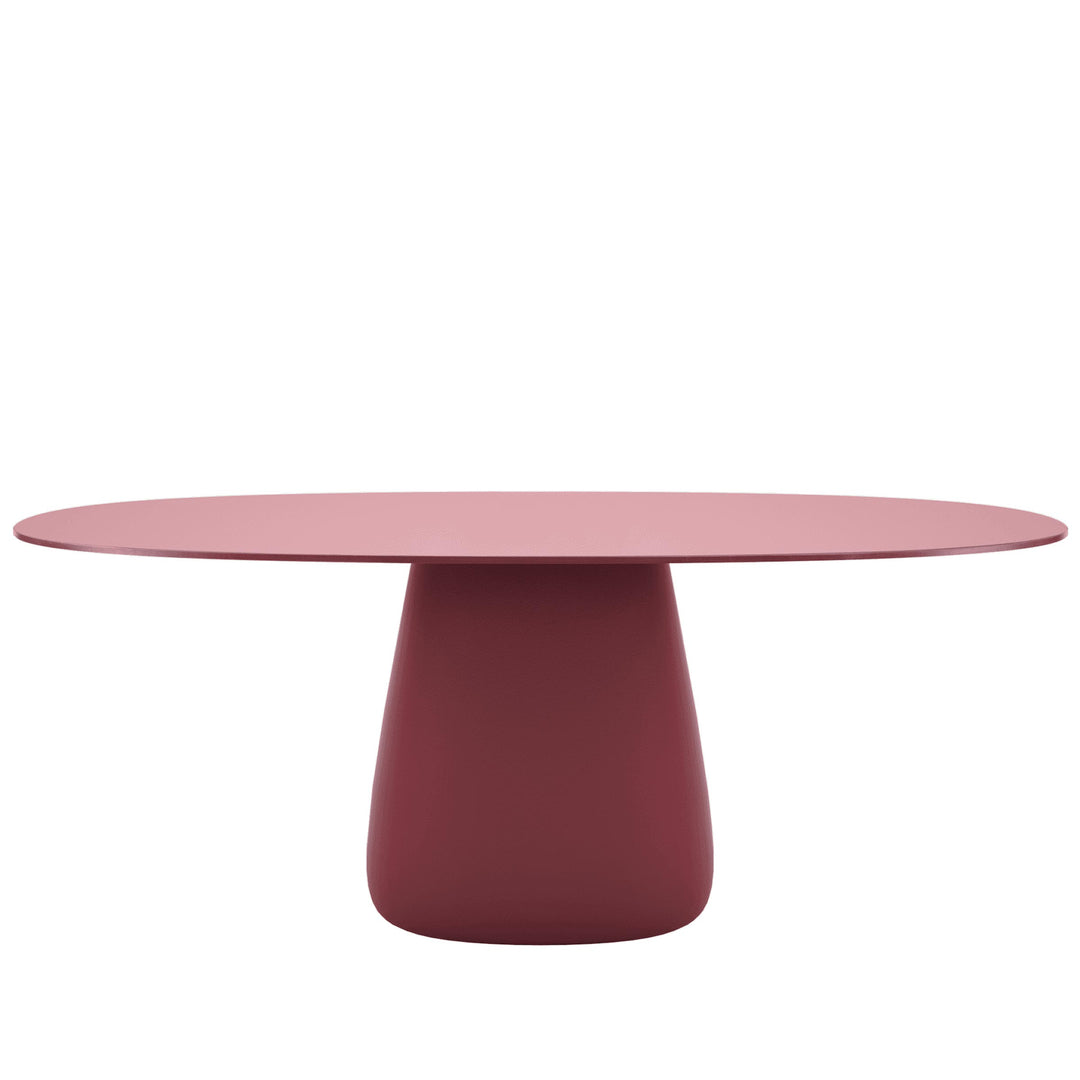 Oval Dining Table COBBLE by Elisa Giovannoni for Qeeboo 25