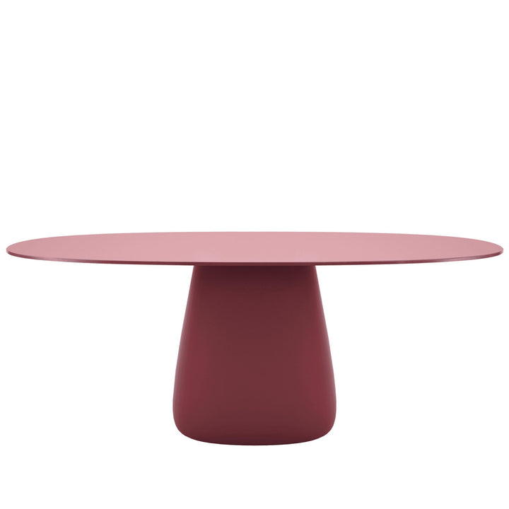 Oval Dining Table COBBLE by Elisa Giovannoni for Qeeboo 25