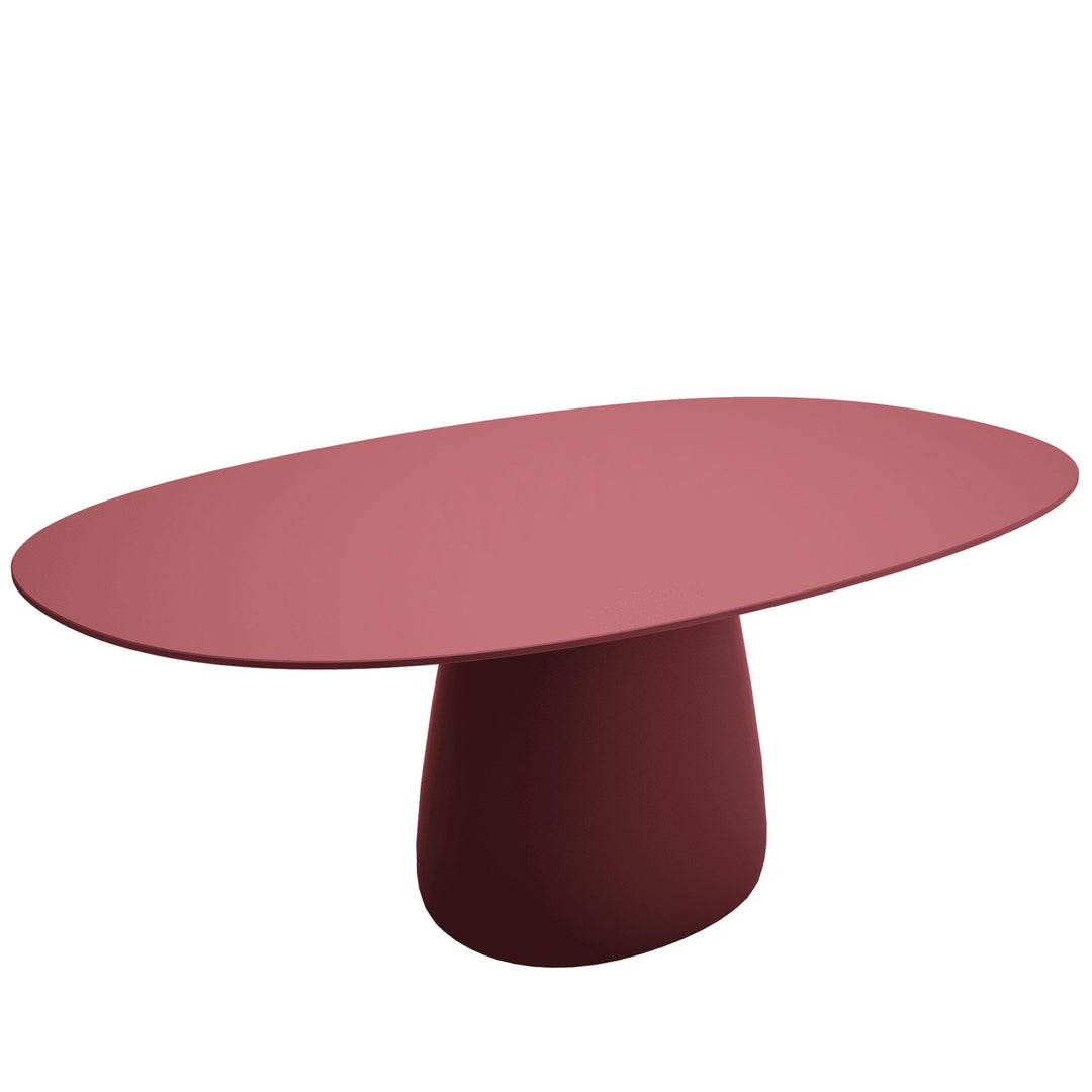 Oval Dining Table COBBLE by Elisa Giovannoni for Qeeboo 26