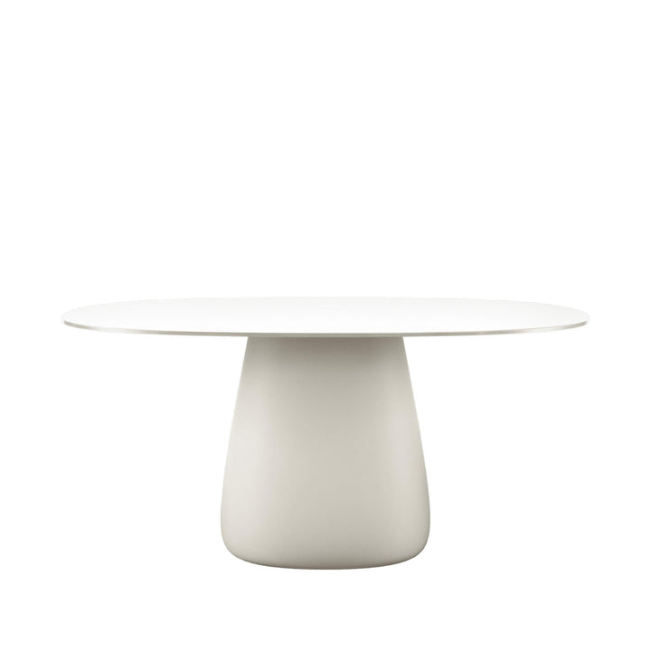 Oval Dining Table COBBLE by Elisa Giovannoni for Qeeboo 40