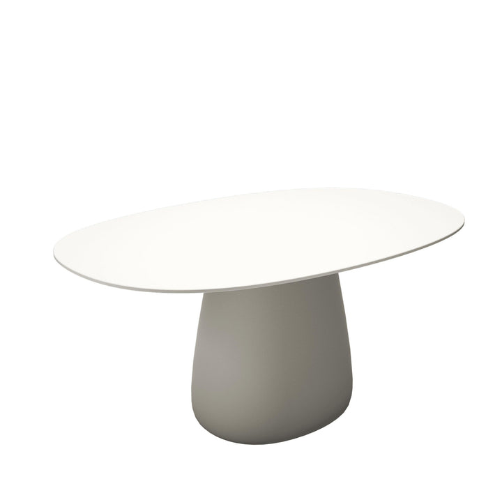 Oval Dining Table COBBLE by Elisa Giovannoni for Qeeboo 41