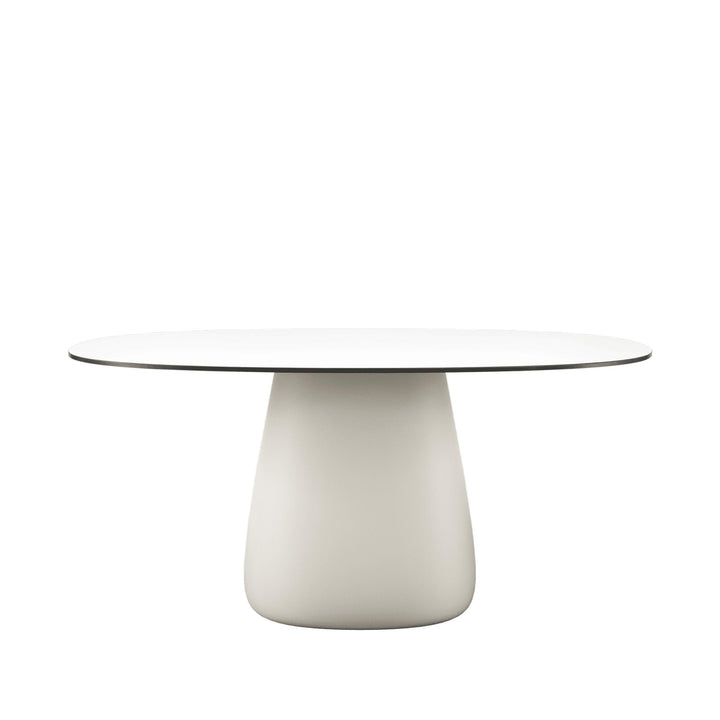 Oval Dining Table COBBLE by Elisa Giovannoni for Qeeboo 04