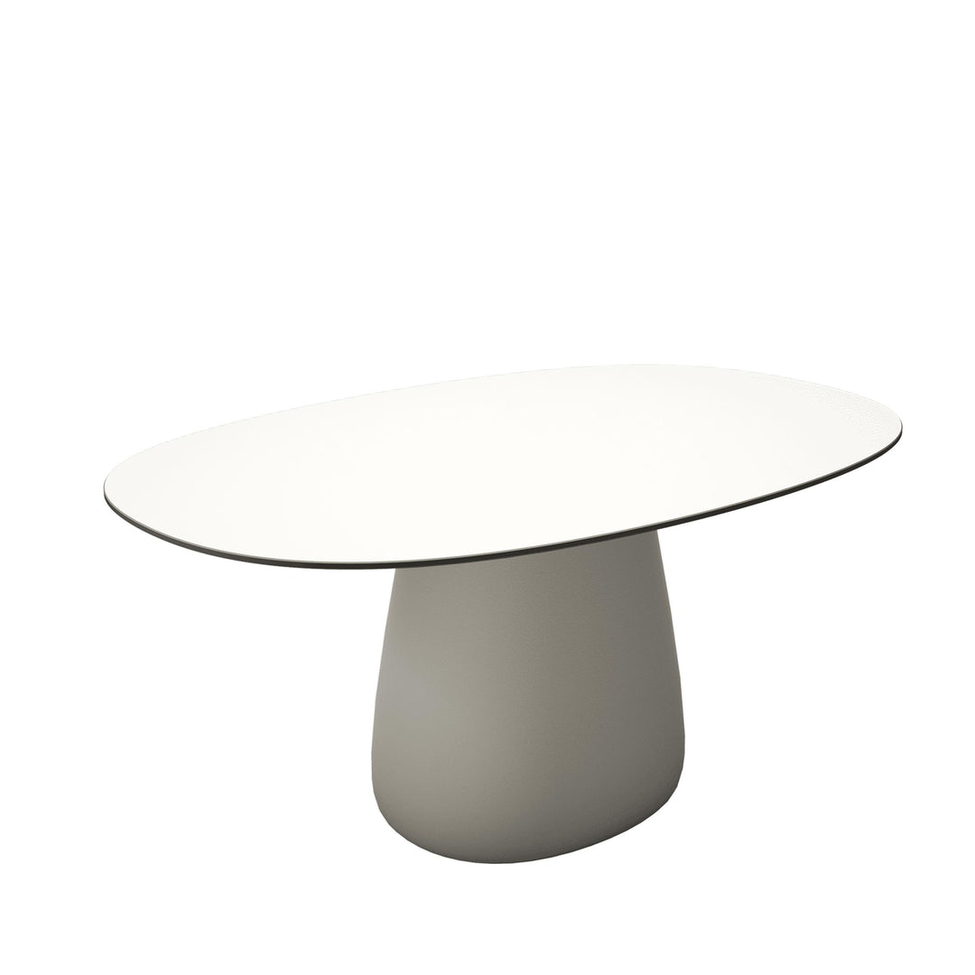 Oval Dining Table COBBLE by Elisa Giovannoni for Qeeboo 05