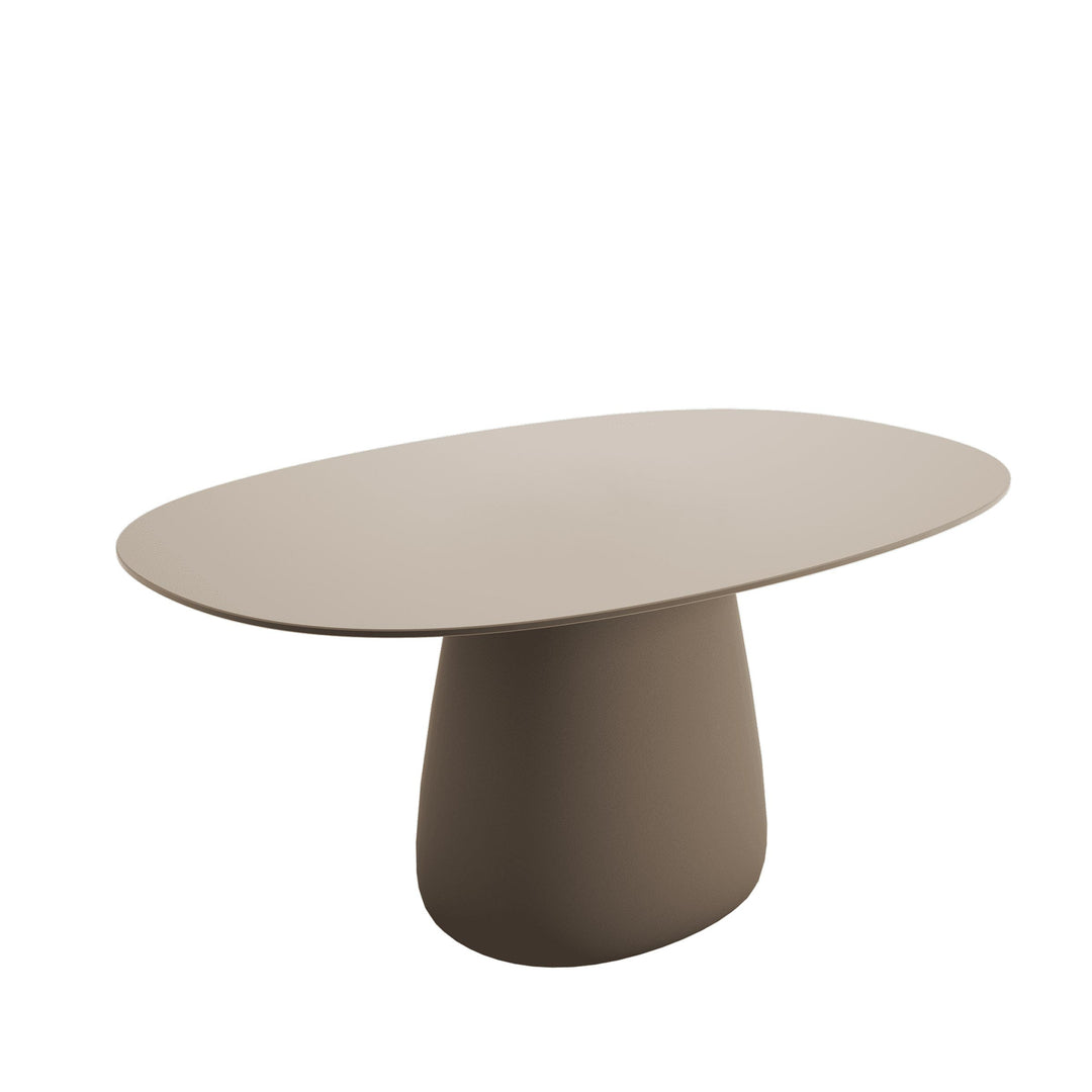 Oval Dining Table COBBLE by Elisa Giovannoni for Qeeboo 14