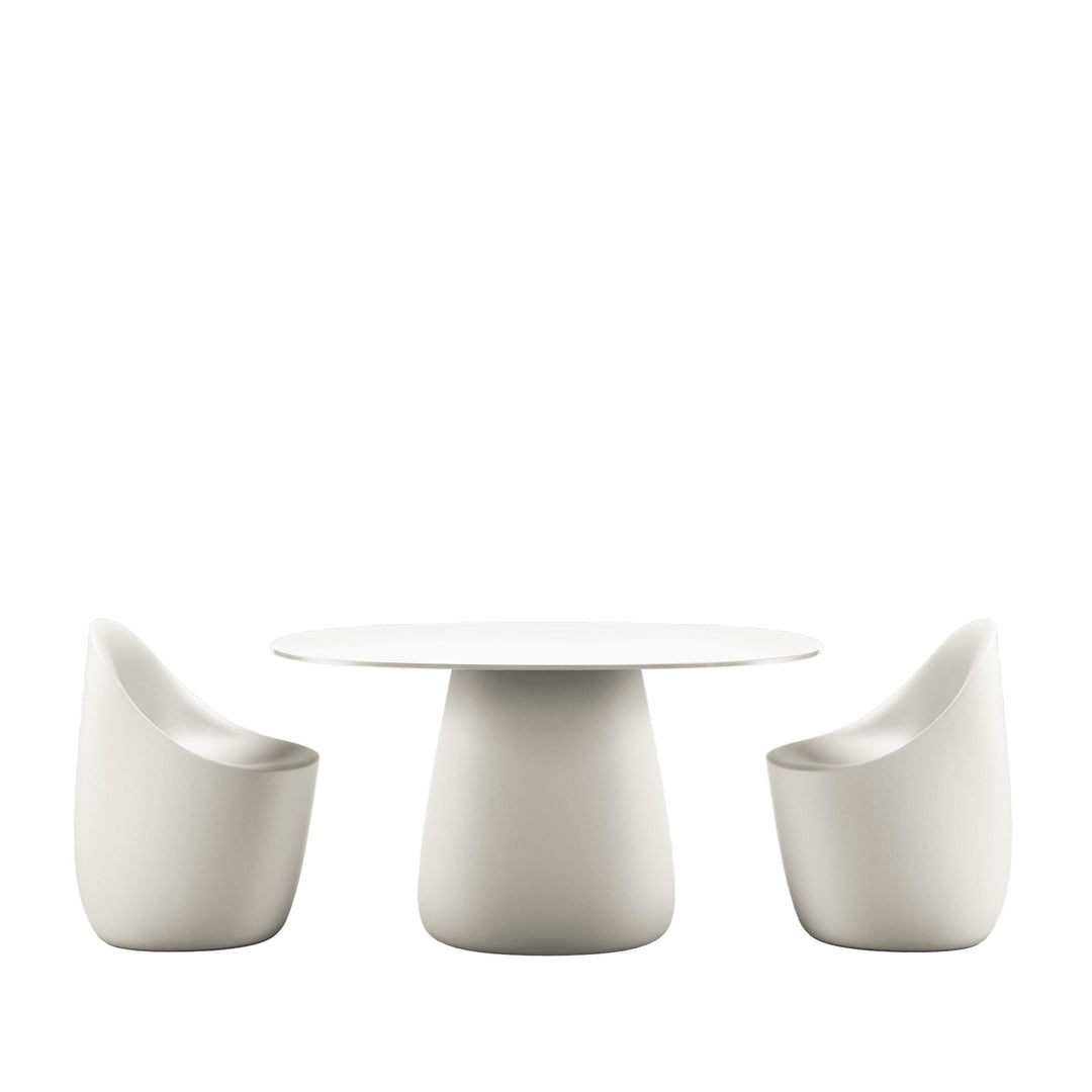 Oval Dining Table COBBLE by Elisa Giovannoni for Qeeboo 39