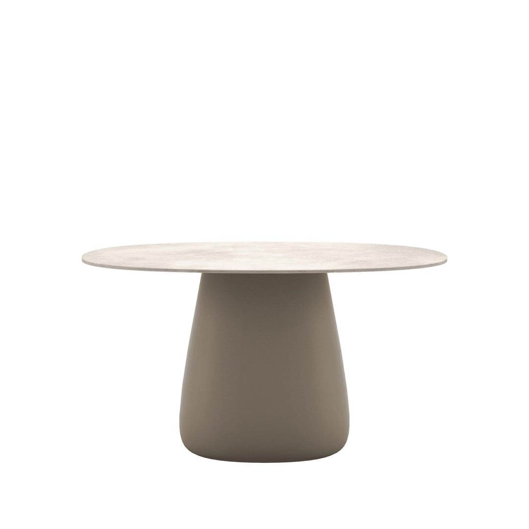 Stoneware Dining Table COBBLE by Elisa Giovannoni for Qeeboo 01