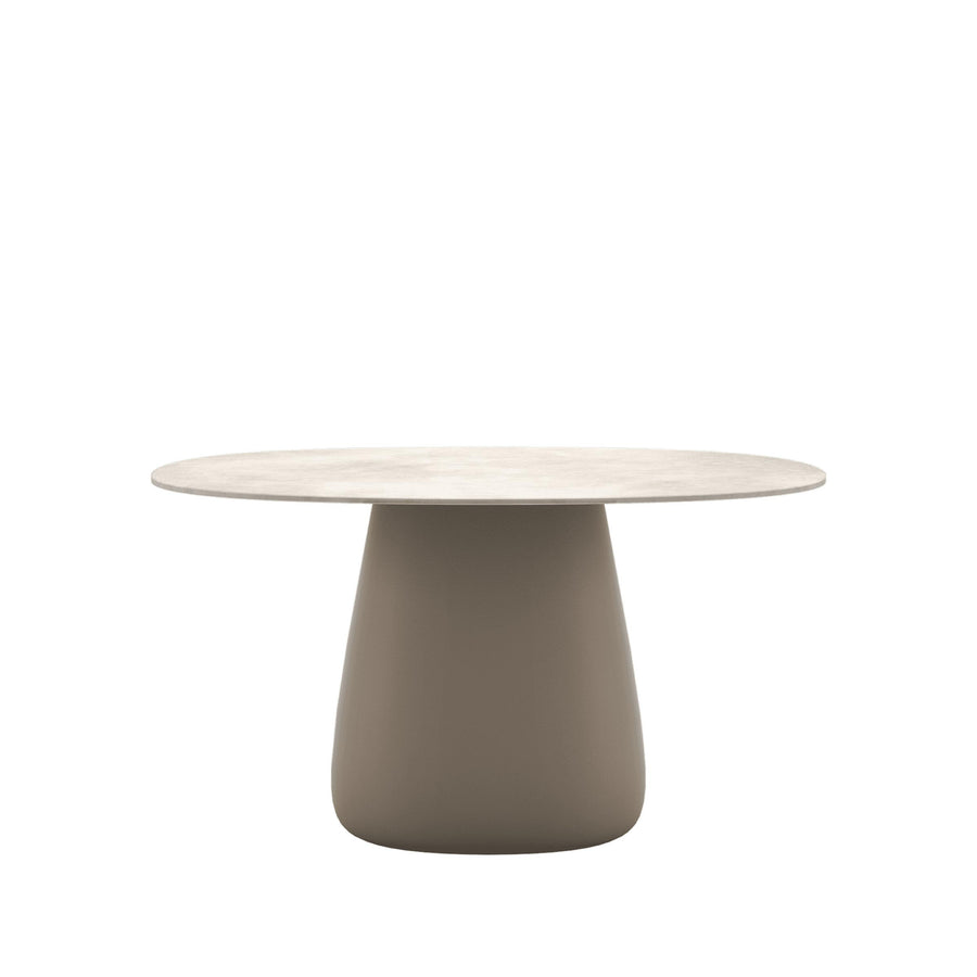 Stoneware Dining Table COBBLE by Elisa Giovannoni for Qeeboo 01